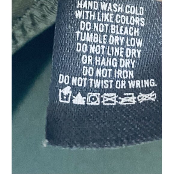 Aerie One Piece Long Womens Small Green Super Scoop Swim Checky Boho Beachy - Picture 8 of 8